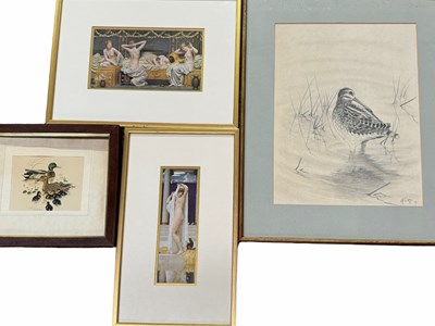 Lot 462 - A late 20th century sketch of a Woodcock...