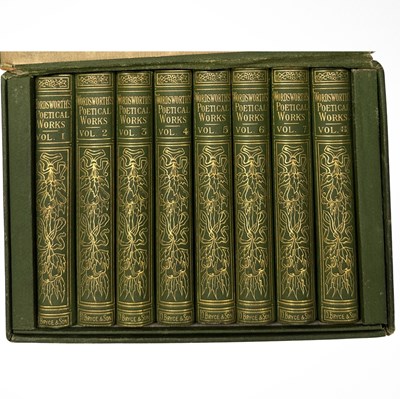 Lot 440 - A Wordsworth poetic works collection of eight...