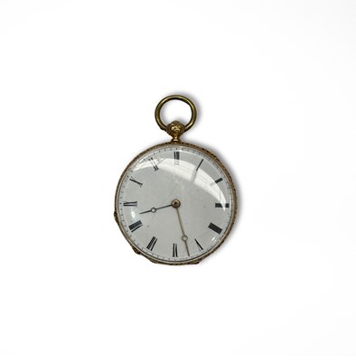 Lot 600 - A French late 19th century ladies pocket watch,...