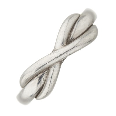 Lot 25 - Tiffany & Co., a silver Infinity ring