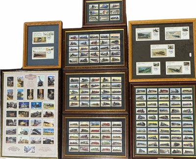 Lot 482 - Wills and Castella locomotive cigarette cards...