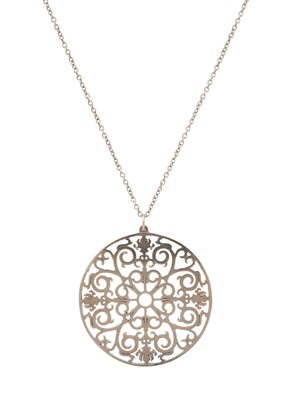 Lot 68 - Tiffany & Co., a Rubedo Enchant Round openwork necklace