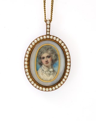 Lot 60 - Attributed to Richard Cosway R.A. (British,...