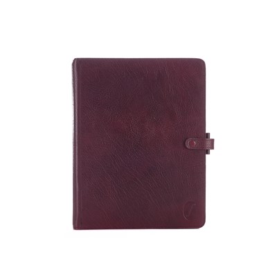 Lot 358 - Deskfax Filofax, a vintage Bordeaux leather planner w/ inserts