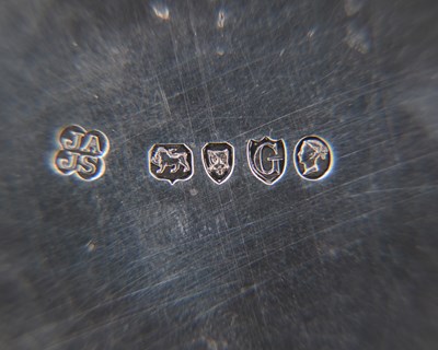 Lot 60 - A Victorian silver waiter, with applied cast...