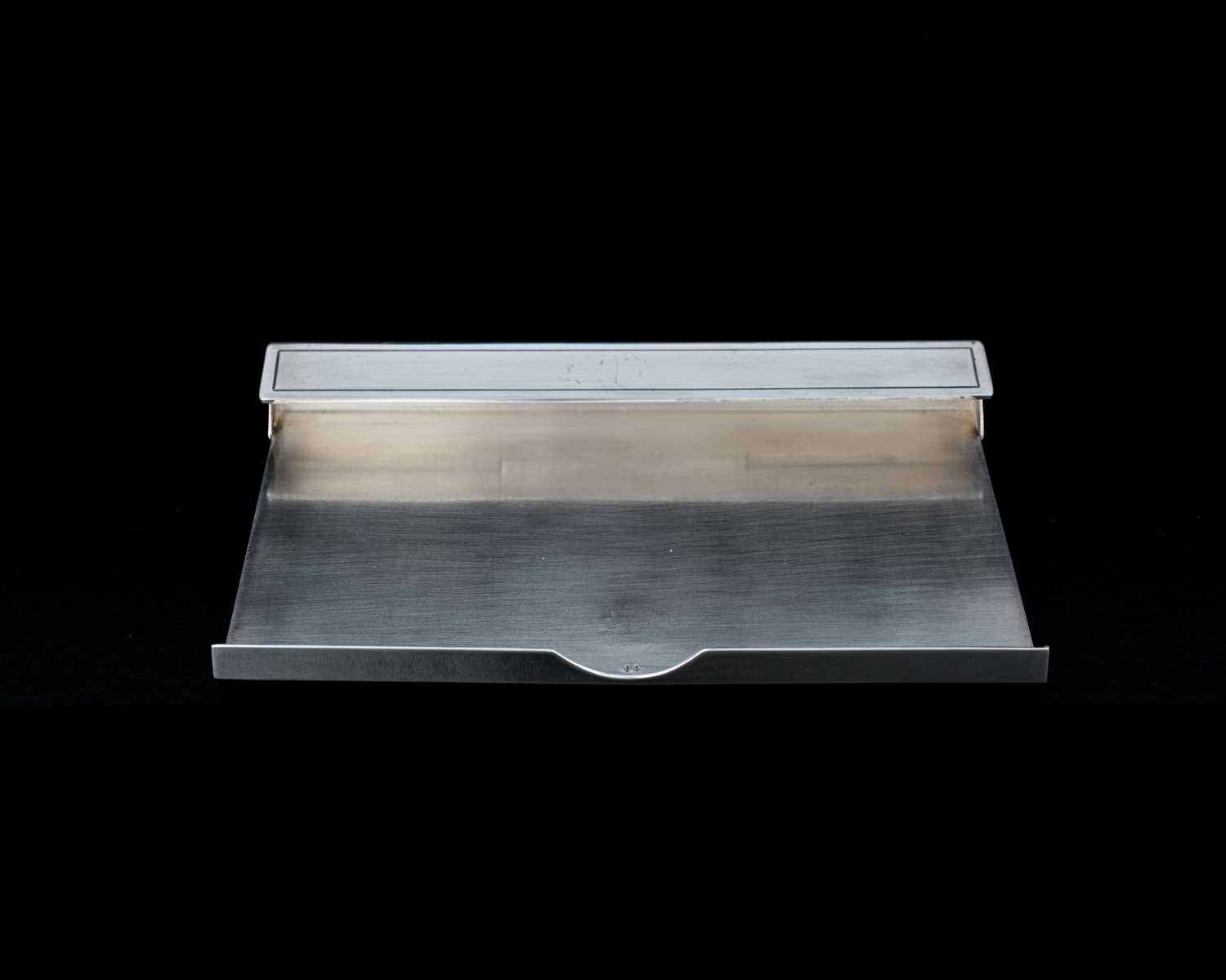 Lot 62 - Asprey. An Elizabeth II silver desk notepad...