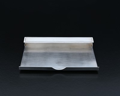 Lot 62 - Asprey. An Elizabeth II silver desk notepad...