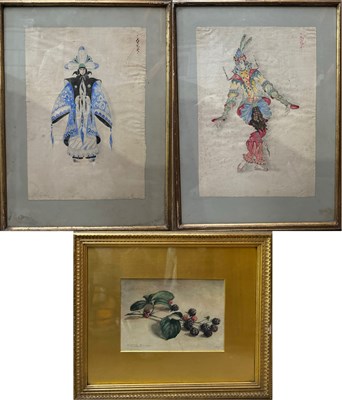 Lot 476 - Two early 20th century watercolours of...