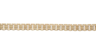 Lot 76 - A mid 20th century 14ct gold bracelet