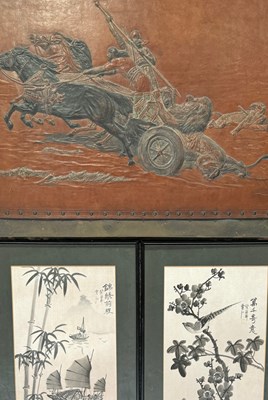 Lot 475 - He Qian (China, 20th century), bamboo tree and...