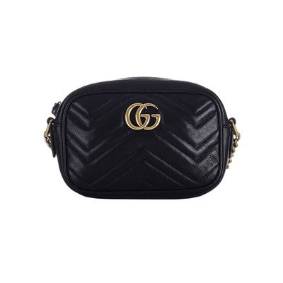 Lot 370 - Gucci, a mini matelasse Marmont camera handbag