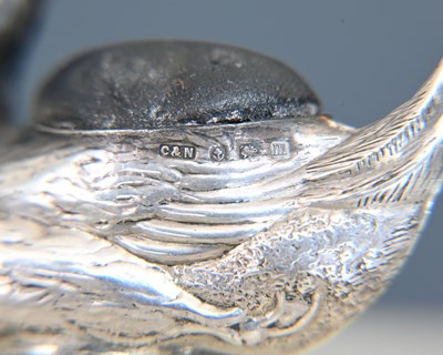 Lot 53 - A George V novelty silver pin cushion,...