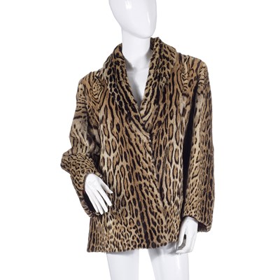 Lot 519 - Schwartz, a 1940s ocelot fur jacket