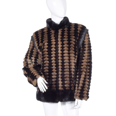 Lot 515 - Dominion Furs, a two-tone mink fur jacket