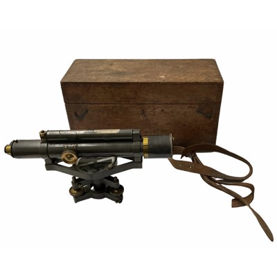 Lot 425 - An 1895 W. F. Stanley, Holborn, theodolite,...