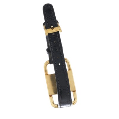 Lot 237 - Jaeger-LeCoultre, an 18k gold Étrier wrist watch