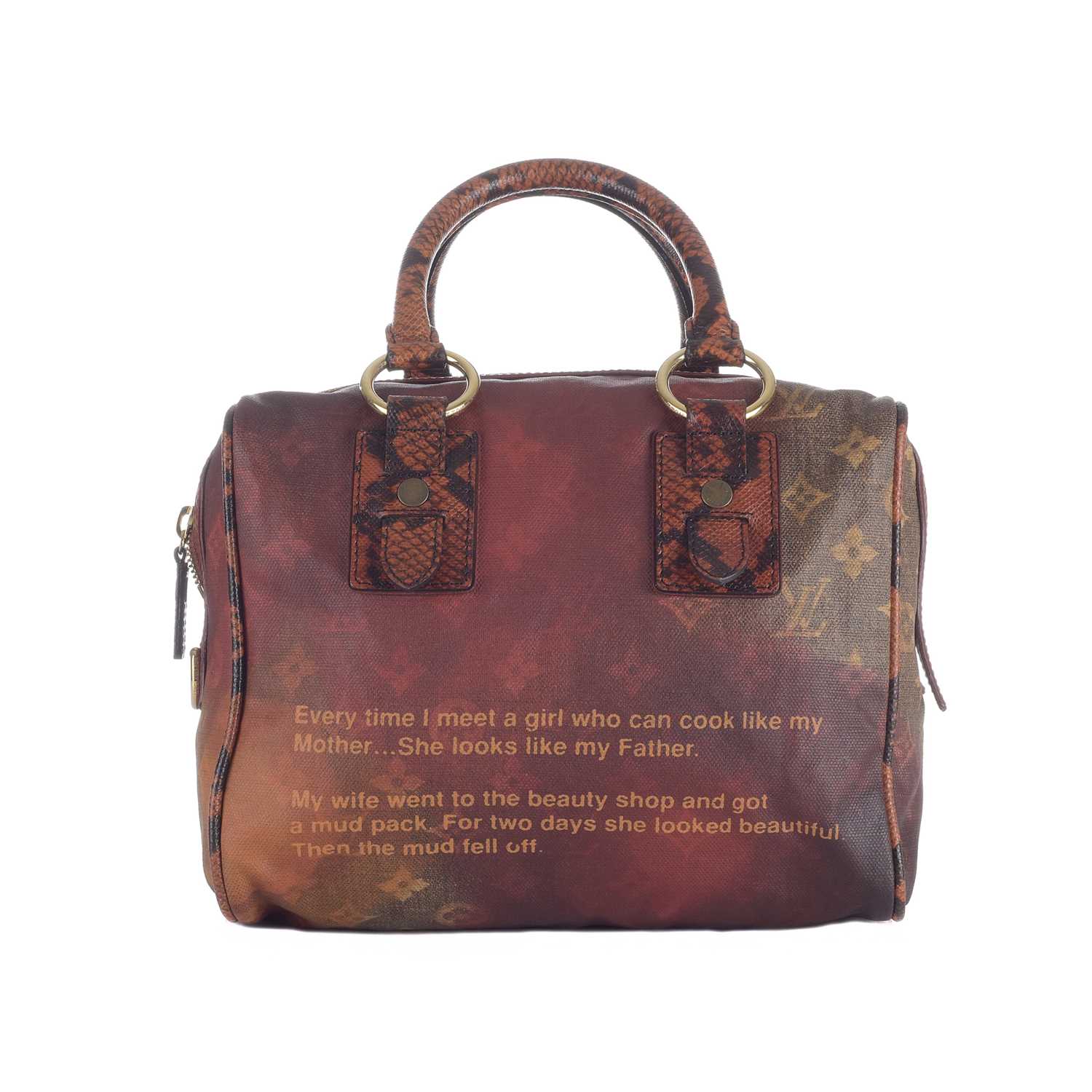 Lot 404 - Louis Vuitton x Richard Prince, a limited edition Jokes Mancrazy bag