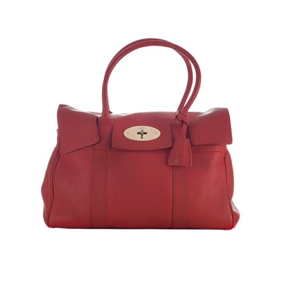 Lot 453 - Mulberry, a red leather Bayswater handbag