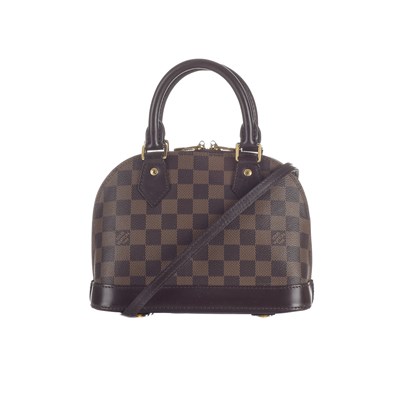 Lot 412 - Louis Vuitton, a damier Alma BB handbag