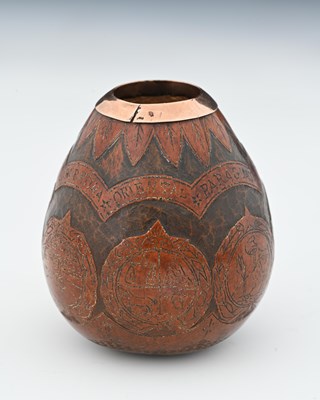 Lot 7 - A South American rose-gold-coloured metal...