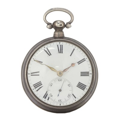 Lot 277 - W. Maston, a silver pair case pocket watch