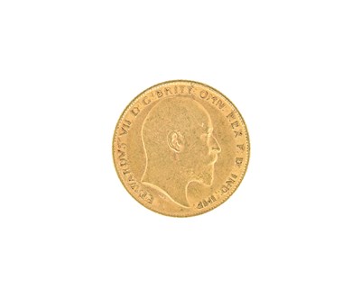 Lot 122 - Gold half sovereign