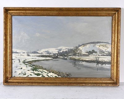 Lot 602 - Donald Towner (British, 1903-1955), Snow at...