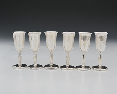 Lot 261 - Cartier. A set of six twentieth-century...