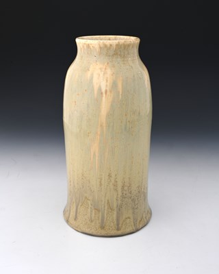 Lot 128 - Ruskin Pottery, a Crystalline vase, circa 1930,...