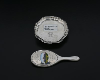 Lot 31 - Lancashire Interest. Two Edwardian silver and...