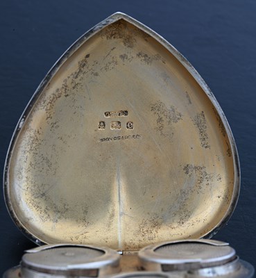 Lot 253 - An Edwardian silver triple sovereign case,...