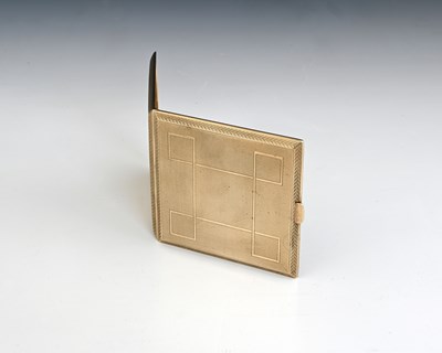 Lot 10 - A George V nine-carat gold Art Deco style...