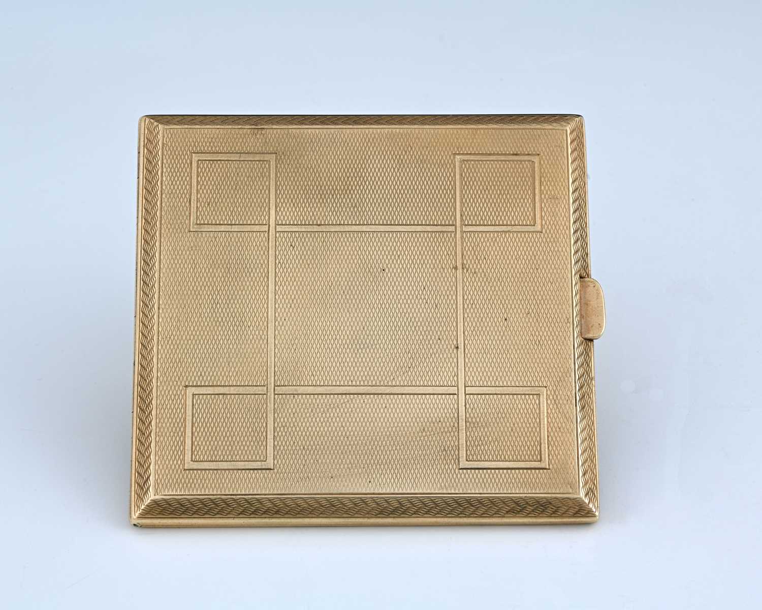 Lot 10 - A George V nine-carat gold Art Deco style...