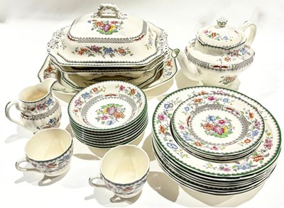 Lot 7 - A large quantity of Spode Chinese Rose pattern...