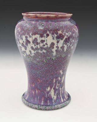 Lot 777 - Ruskin Pottery, a High Fired vase, 1905,...