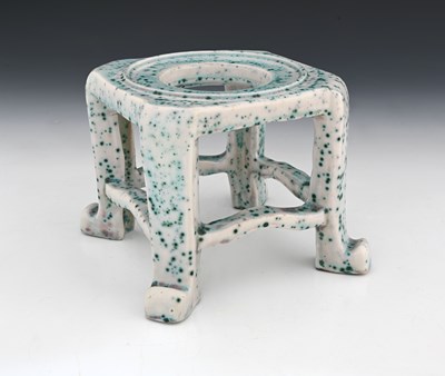 Lot 776 - Ruskin Pottery, a High Fired stand, circa...