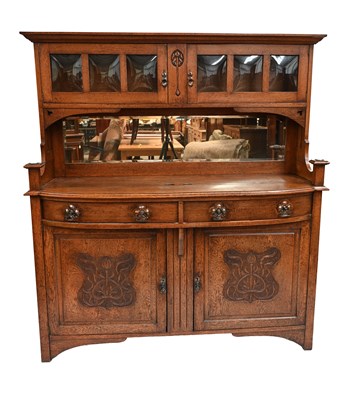 Lot 378 - An Arts and Crafts oak sideboard, circa 1905,...