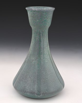 Lot 763 - Ruskin Pottery, a textured glaze vase, circa...