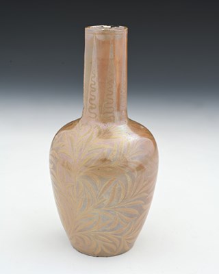 Lot 710 - J Hersey for William de Morgan, a lustre vase,...