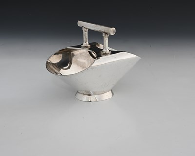 Lot 197 - Christopher Dresser, a silver plated sugar...