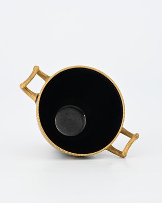 Lot 838 - Kerr and Binns, a Worcester Limoges enamelled...