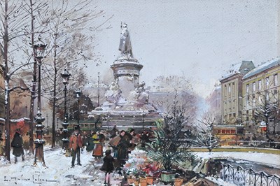 Lot 547 - Eugene Galien-Laloue (French, 1854 -1941),...