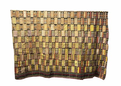 Lot 49 - A Ghanaian Kente cloth dating from the first...