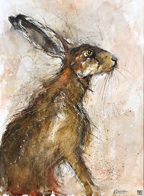 Lot 596 - Kate Wyatt (British, 20th/21st Century), Hare,...