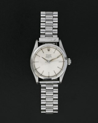 Lot 113 - Rolex, a stainless steel Oyster Speedking bracelet watch