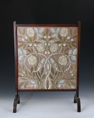 Lot 372 - An Arts & Crafts embroidered panel after the...