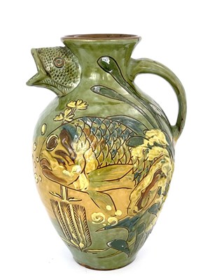 Lot 975 - James Dewdney for C H Brannam, an art pottery...
