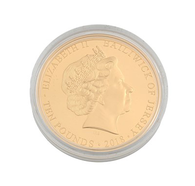 Lot 123A - An Elizabeth II gold proof Jersey Ten Pound...