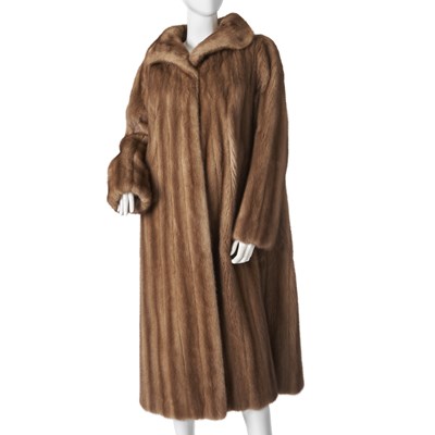 Lot 556 - Calman Links, a calf-length pastel mink coat.