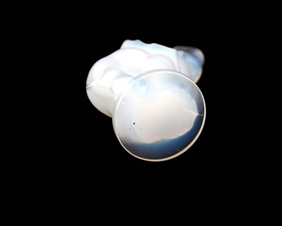 Lot 492 - Sabino, an Art Deco blue opalescent glass...
